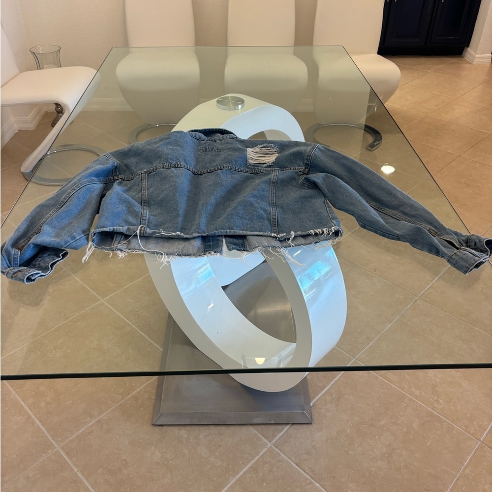 Forever 21 Light Blue Denim Jacket Cropped 💙